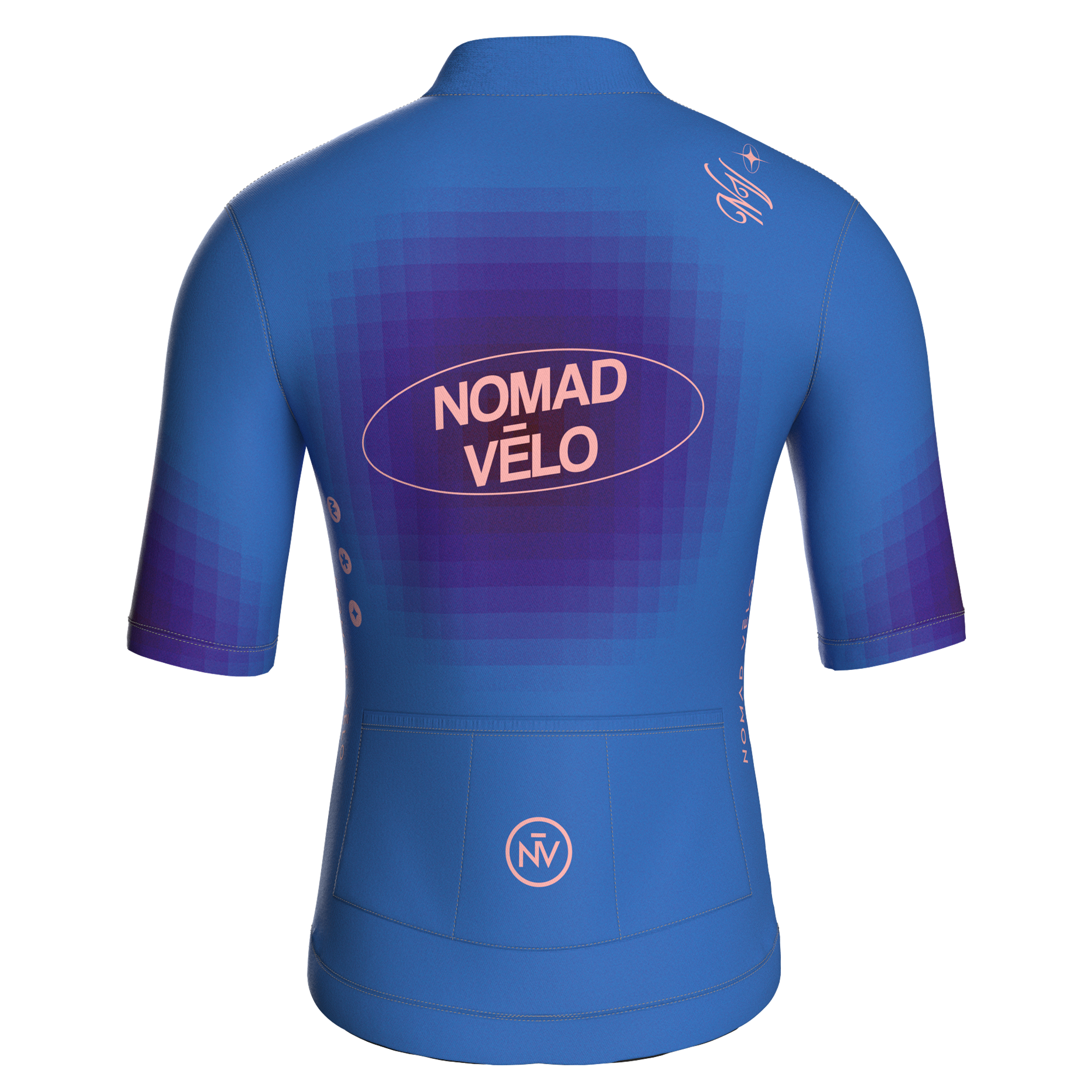 Pixel Cobalt Jersey – Cycling Short Sleeve Race Fit