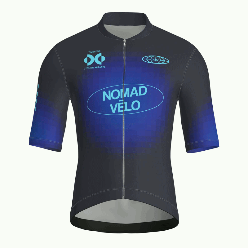 Pixel Black Jersey – Cycling Short Sleeve Race Fit