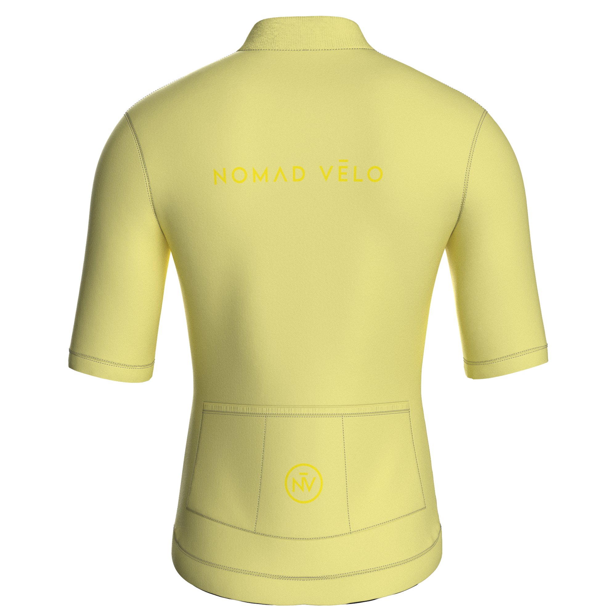 Pure Yellow Jersey – Cycling Short Sleeve Race Fit