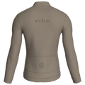 Pure Taupe Jersey – Cycling Long Sleeve Race Fit