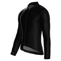 Pure Black Jersey – Cycling Long Sleeve Race Fit