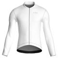Pure White Jersey – Cycling Long Sleeve Race Fit
