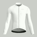 Pure White Jersey – Cycling Long Sleeve Race Fit