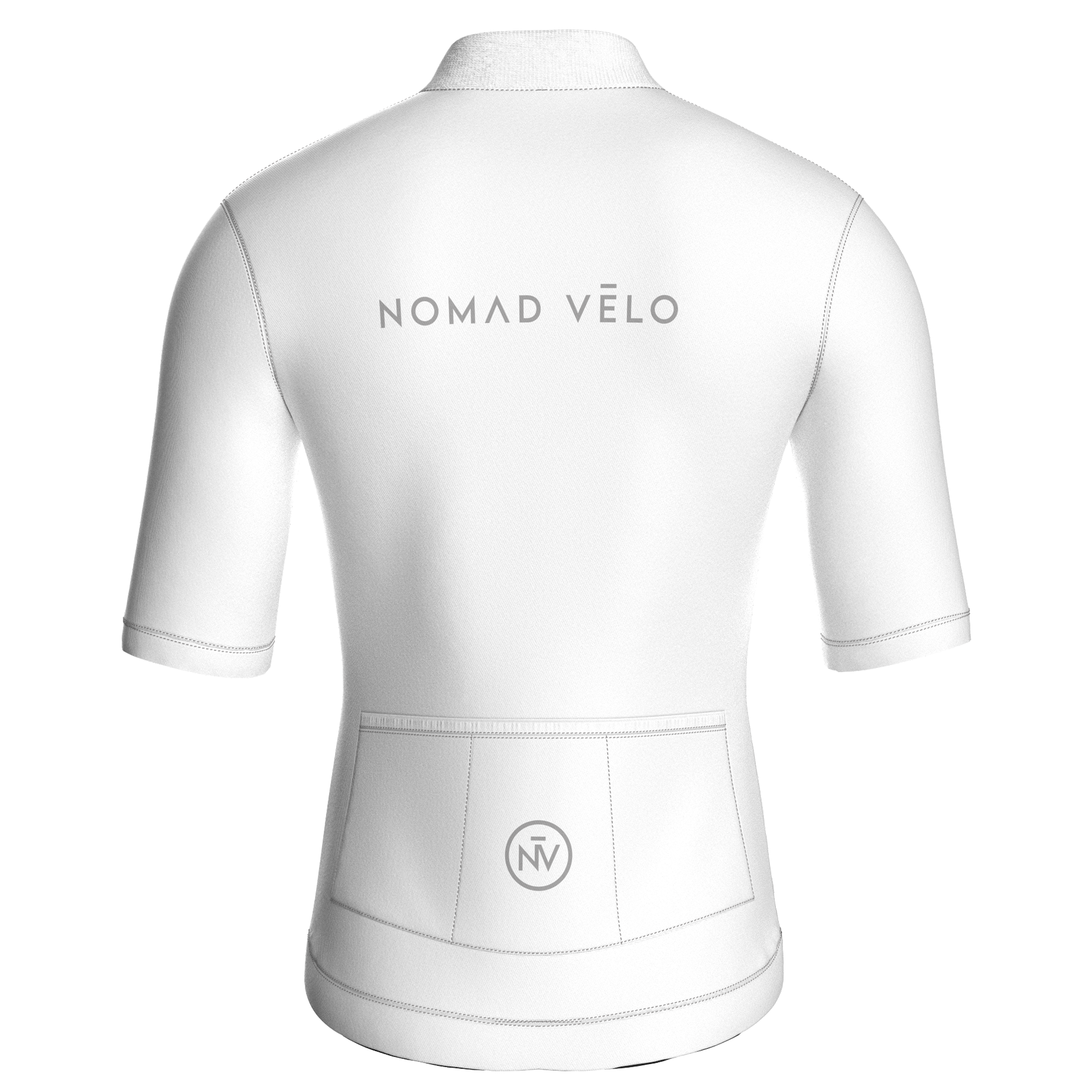 Pure White Jersey – Cycling Short Sleeve Race Fit