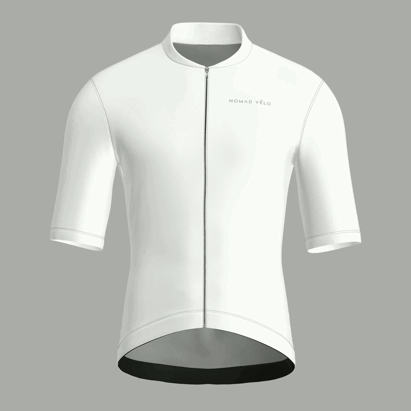 Pure White Jersey – Cycling Short Sleeve Race Fit