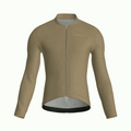 Pure Khaki Jersey – Cycling Long Sleeve Race Fit