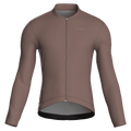 Pure Brown Jersey – Cycling Long Sleeve Race Fit