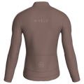 Pure Brown Jersey – Cycling Long Sleeve Race Fit