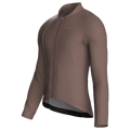 Pure Brown Jersey – Cycling Long Sleeve Race Fit