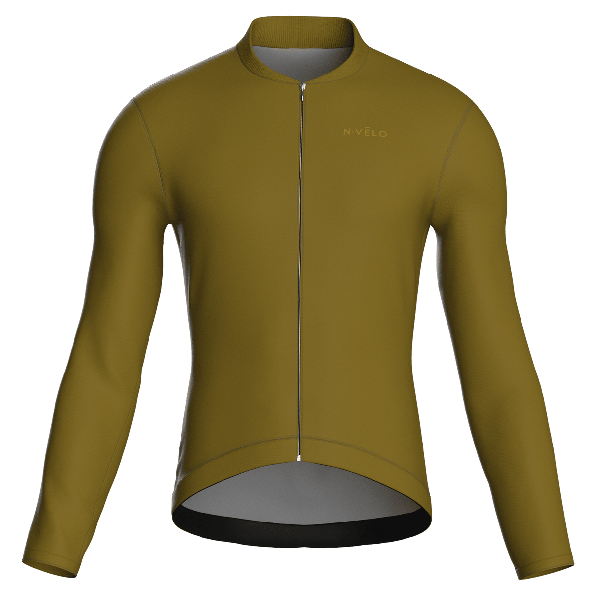 Pure Mustard Jersey – Cycling Long Sleeve Race Fit