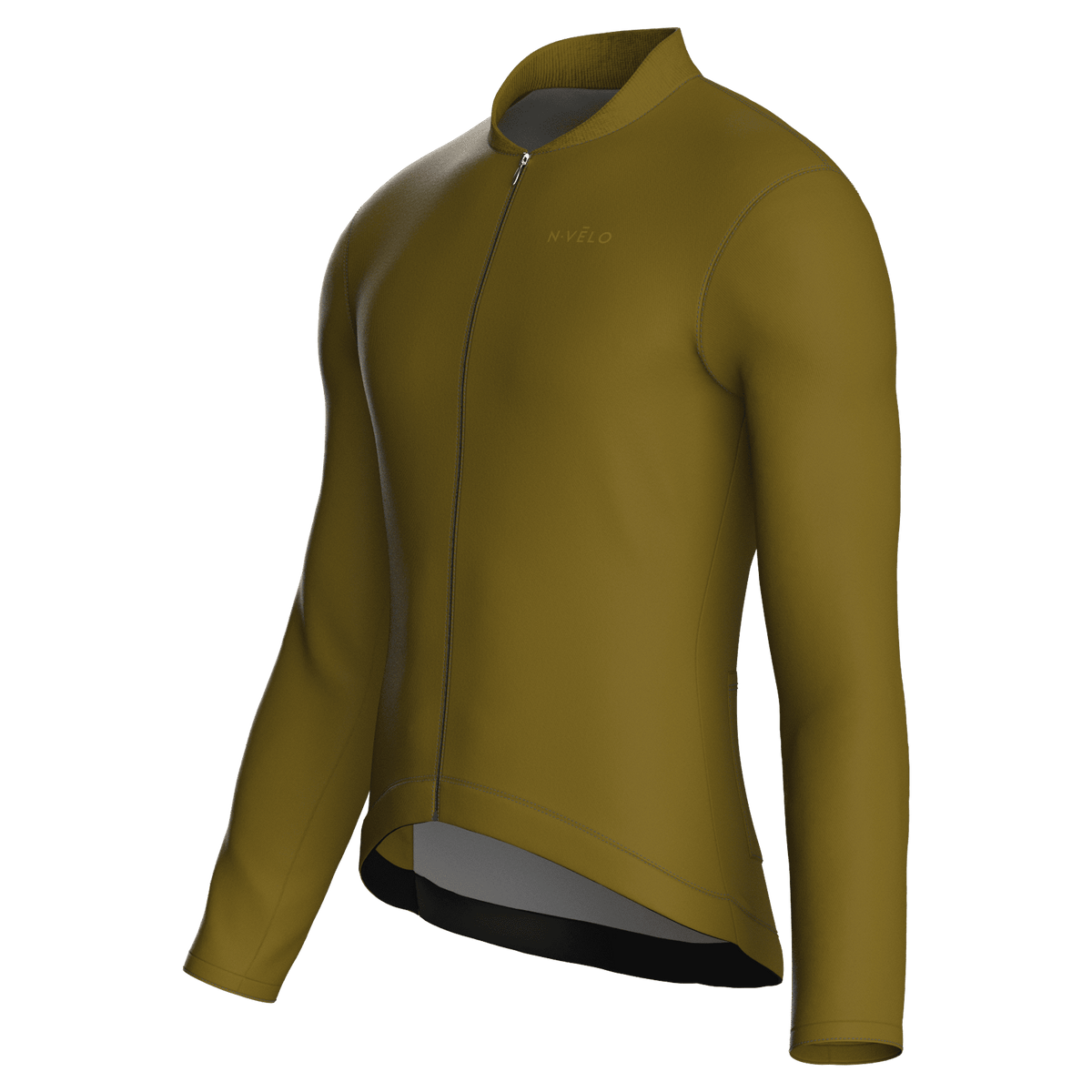 Pure Mustard Jersey – Cycling Long Sleeve Race Fit