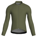 Pure Olive Jersey – Cycling Long Sleeve Race Fit