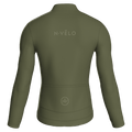 Pure Olive Jersey – Cycling Long Sleeve Race Fit