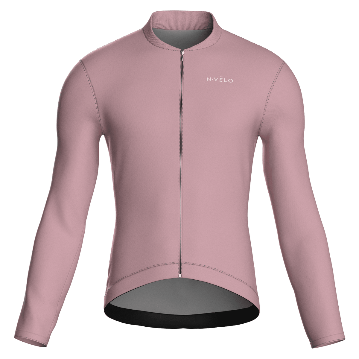 Pure Mauve Jersey – Cycling Long Sleeve Race Fit