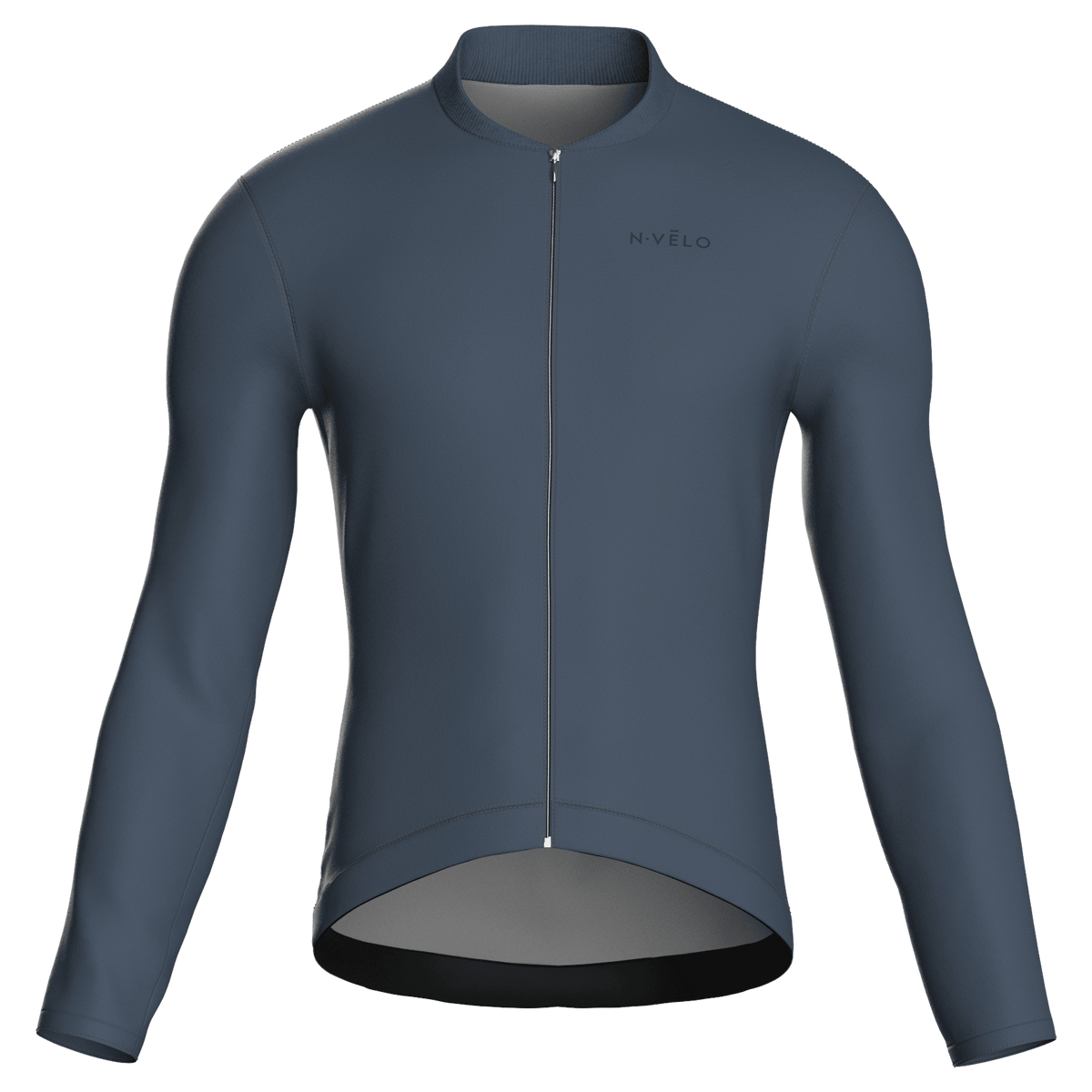 Pure Slate Jersey – Cycling Long Sleeve Race Fit