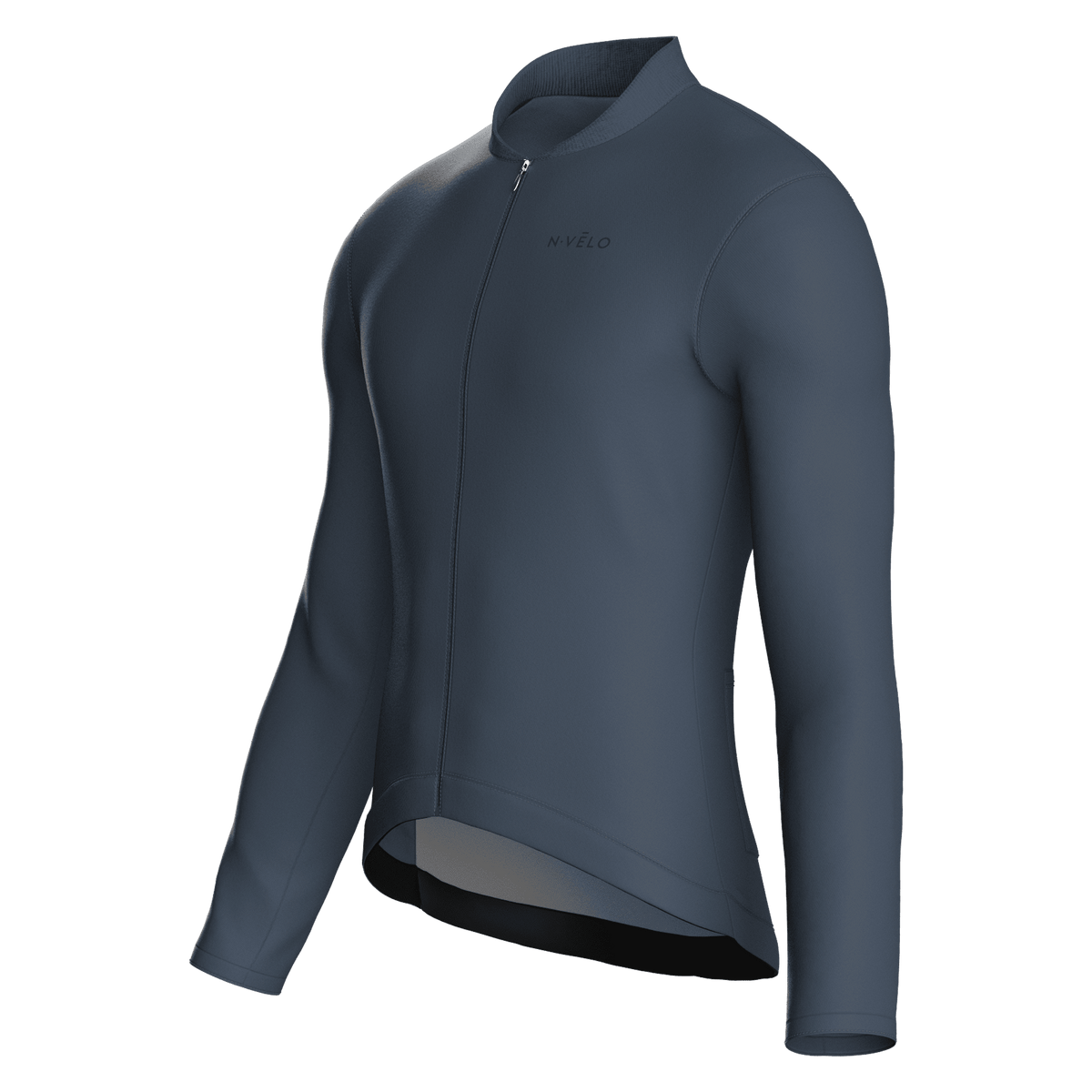 Pure Slate Jersey – Cycling Long Sleeve Race Fit