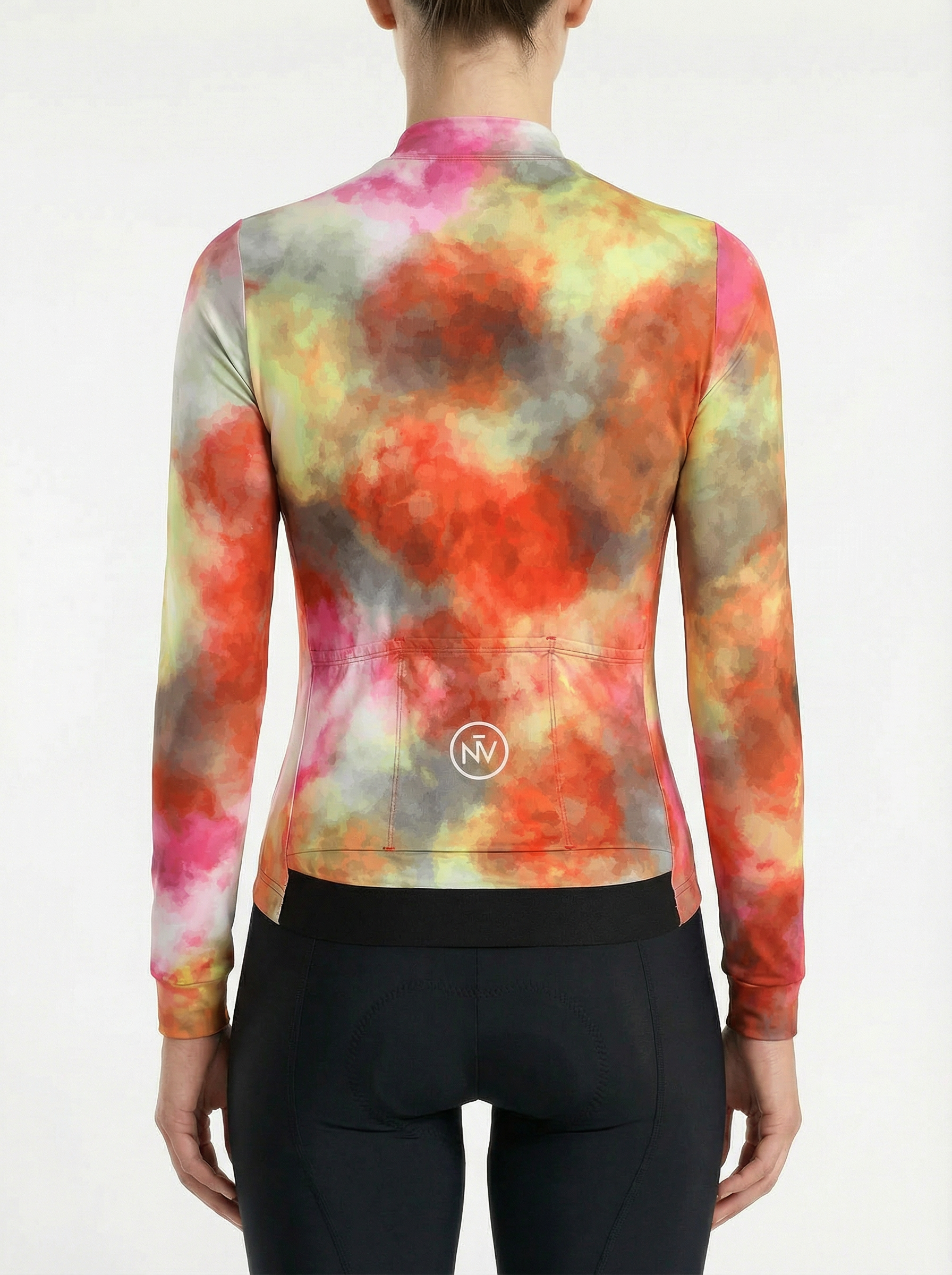 Cycling Chromatic Long Sleeve Jersey – Aero Fit Thermal Multicolor Design Winter | Nomad Vélo