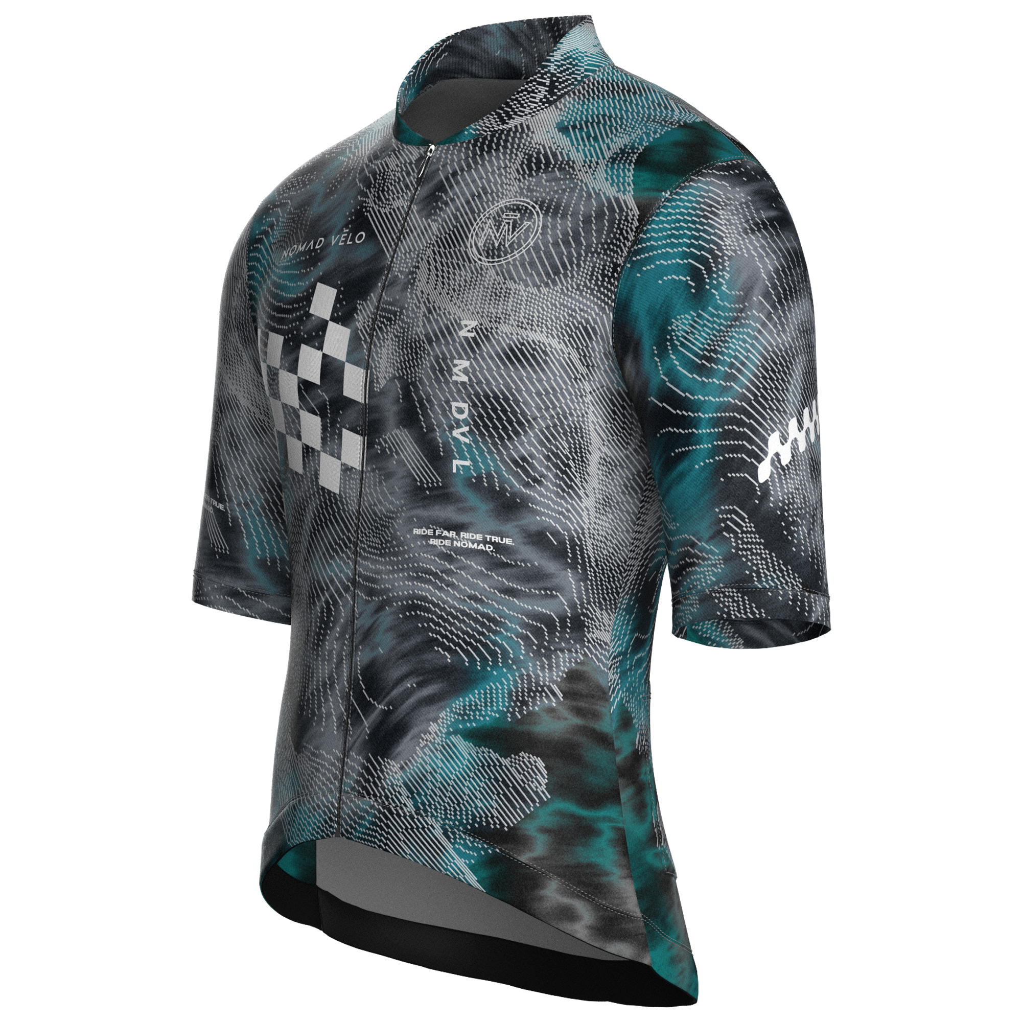Altitude Teal Jersey – Cycling Short Sleeve Race Fit