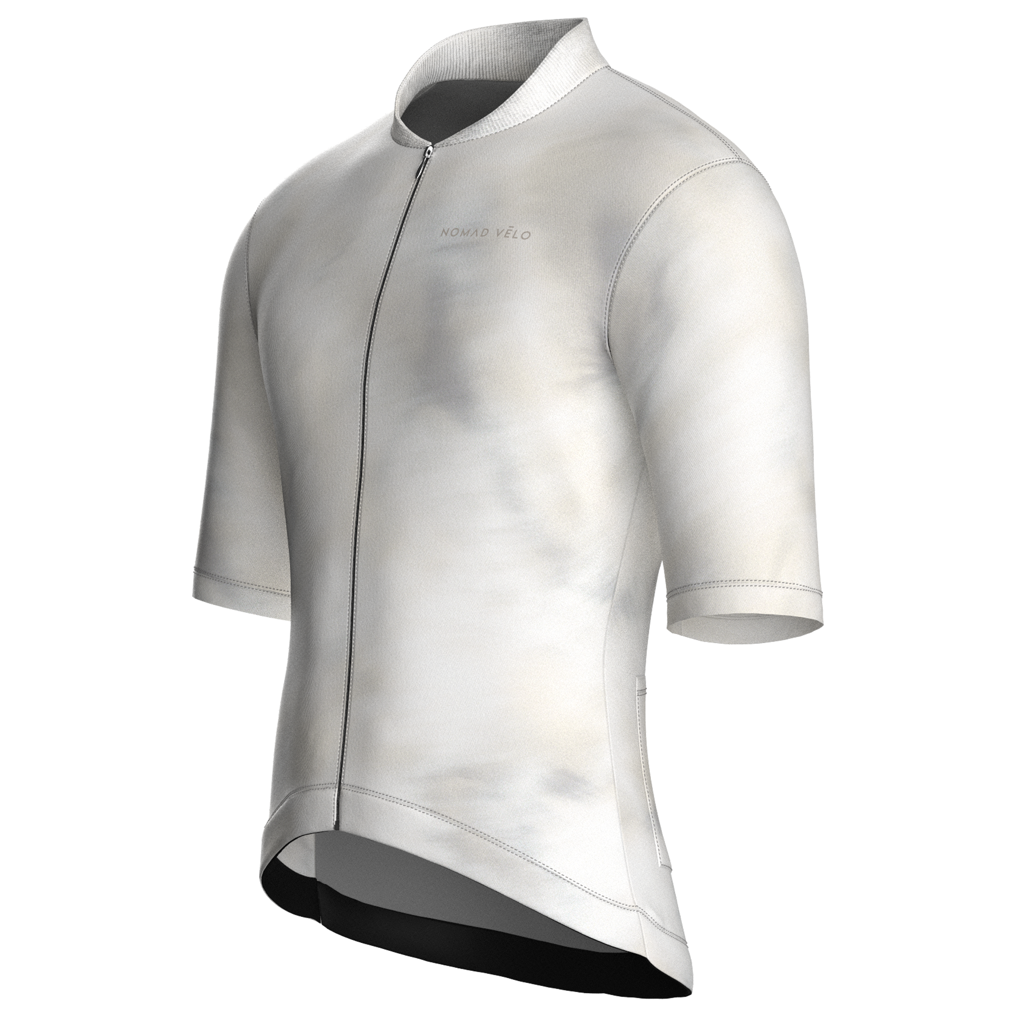 Aura White Jersey – Cycling Short Sleeve Race Fit