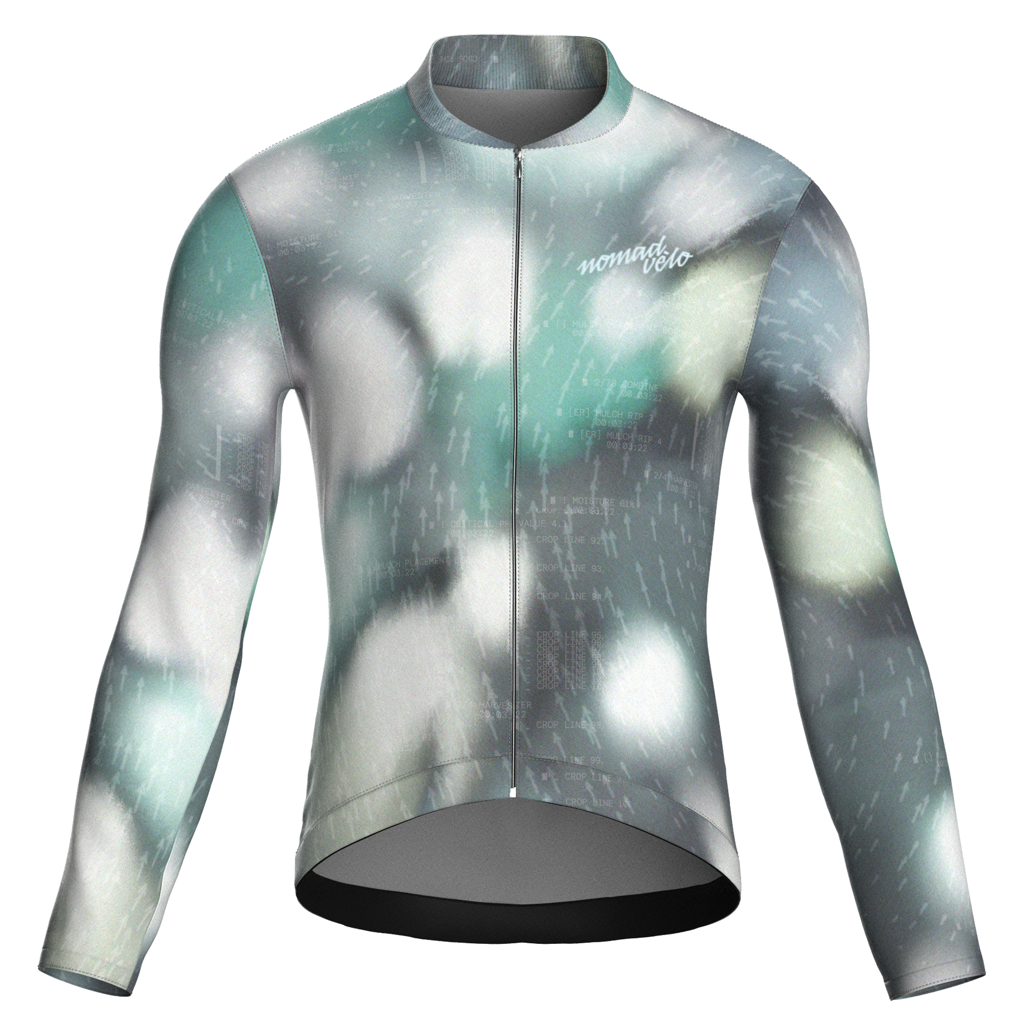 Blur Sage Jersey – Cycling Long Sleeve Race Fit