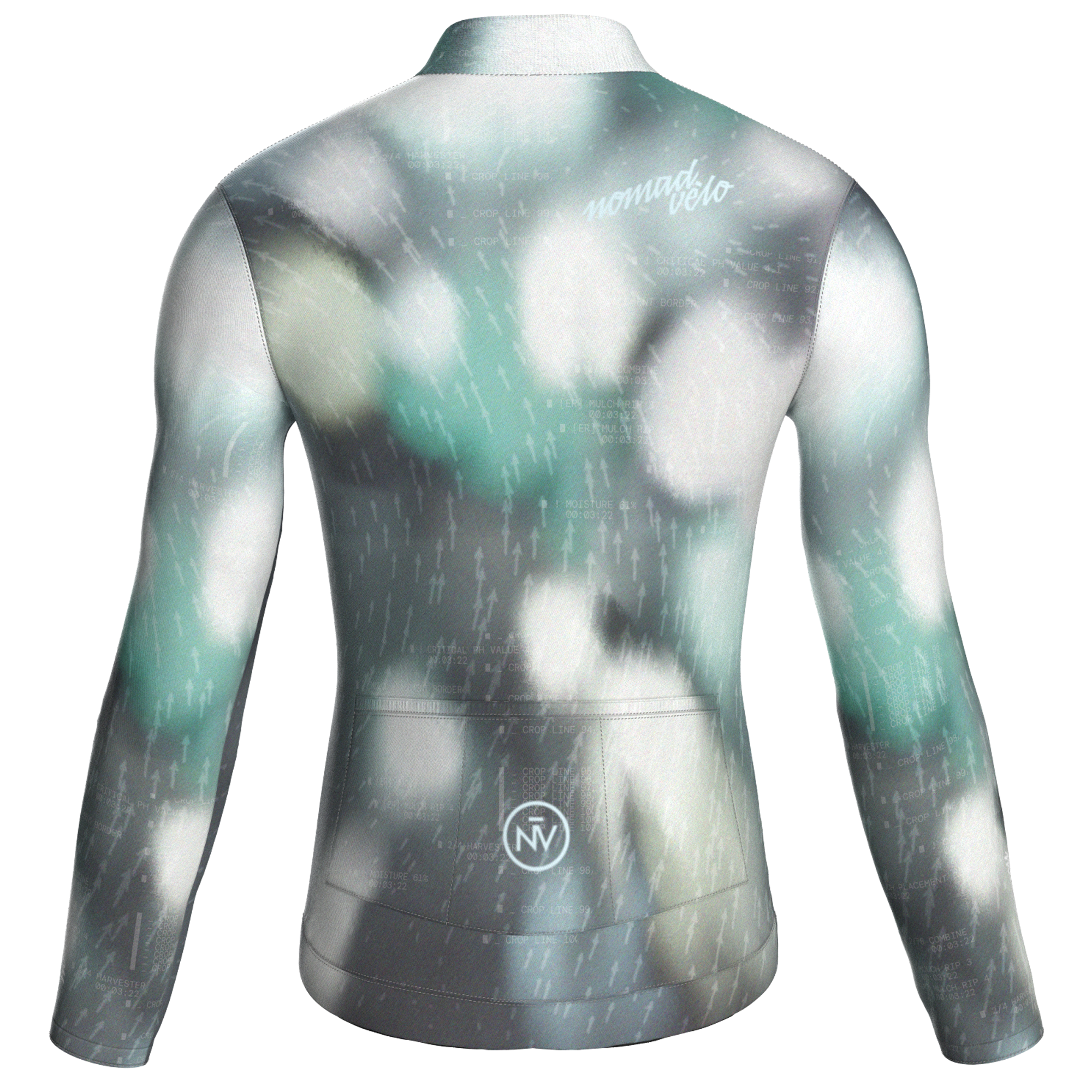 Blur Sage Jersey – Cycling Long Sleeve Race Fit