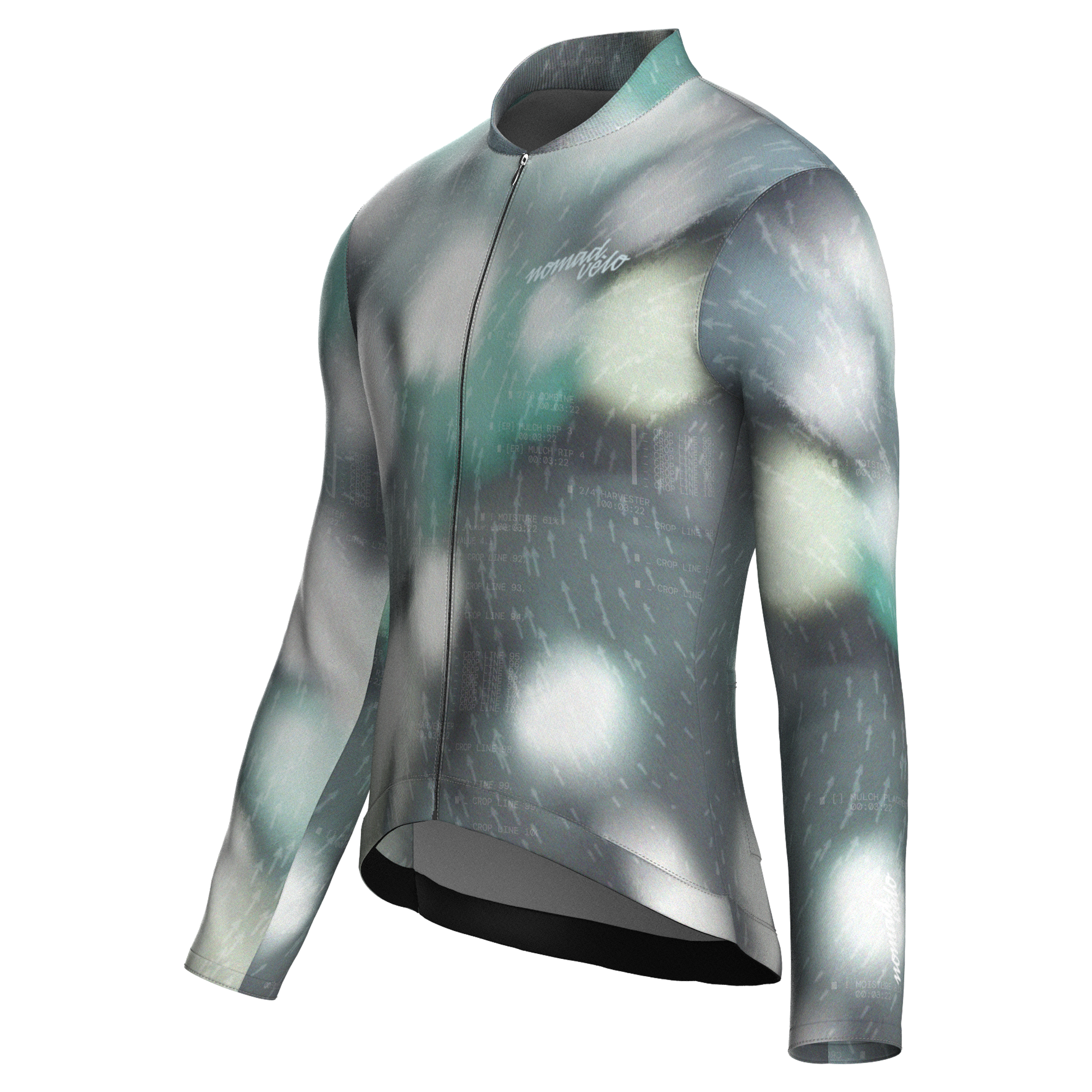 Blur Sage Jersey – Cycling Long Sleeve Race Fit