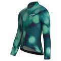 Blur Green Jersey – Cycling Long Sleeve Race Fit