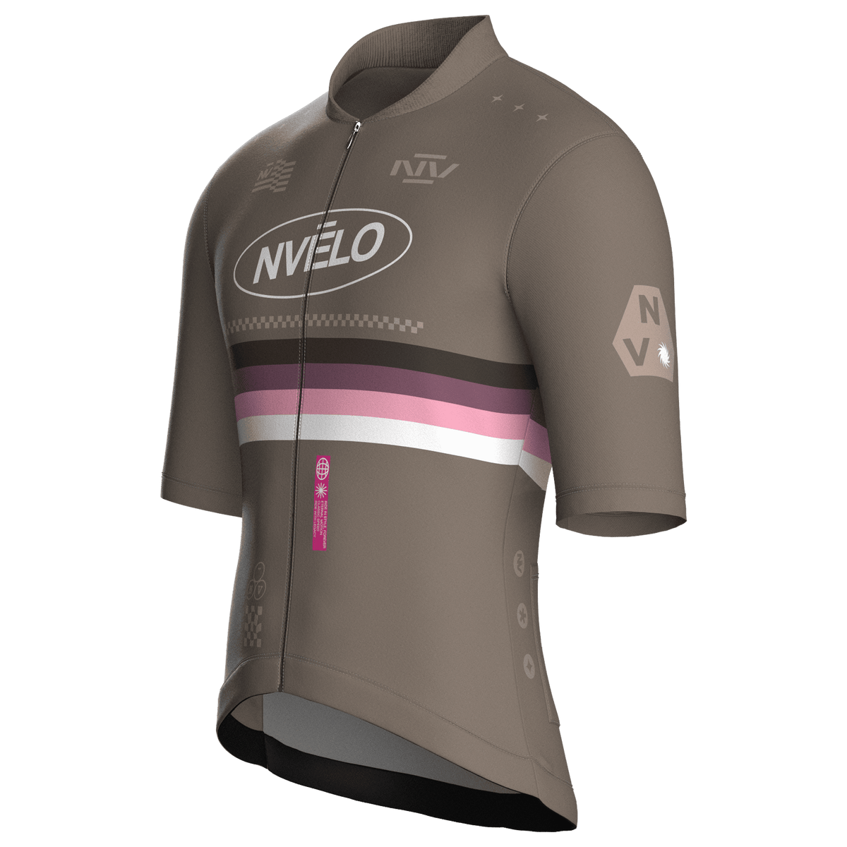 Meridian Taupe Jersey – Cycling Short Sleeve Race Fit