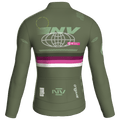 Meridian Olive Jersey – Cycling Long Sleeve Race Fit