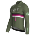Meridian Olive Jersey – Cycling Long Sleeve Race Fit