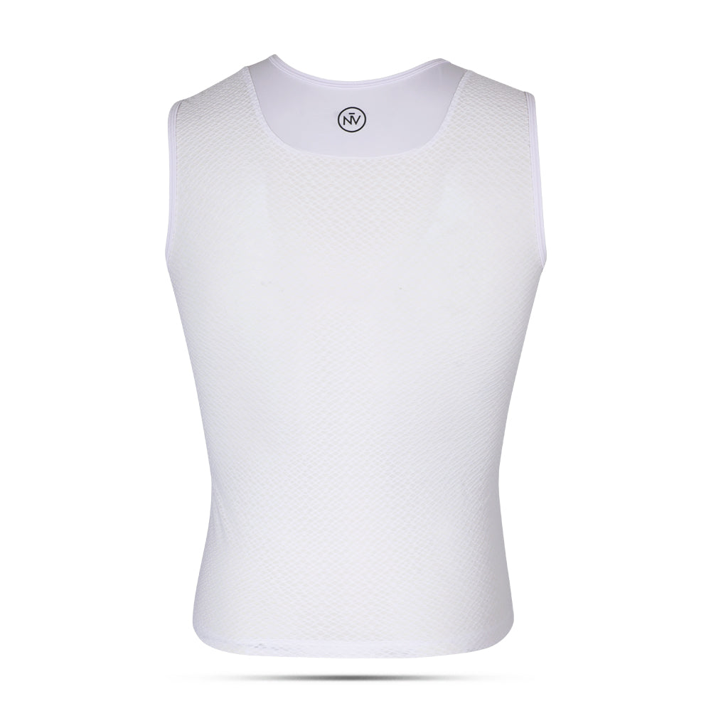 Breathable White Cycling Base Layer for Summer – Nomad Base Layer White
