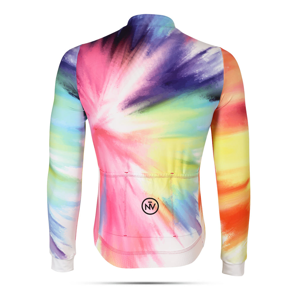 Cycling Vivid Long Sleeve Jersey – Aero Fit Thermal Vibrant Colors Winter Road | Nomad Vélo
