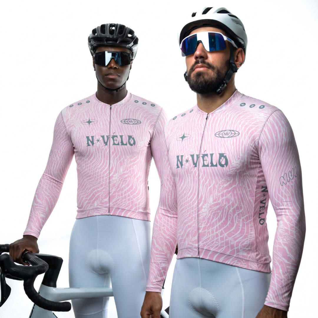 Coco Pink Long Sleeve Jersey | Nomad Vélo