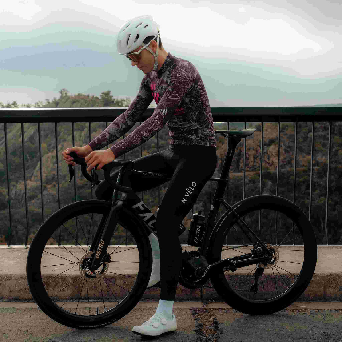 Race Plum Long Sleeve Jersey