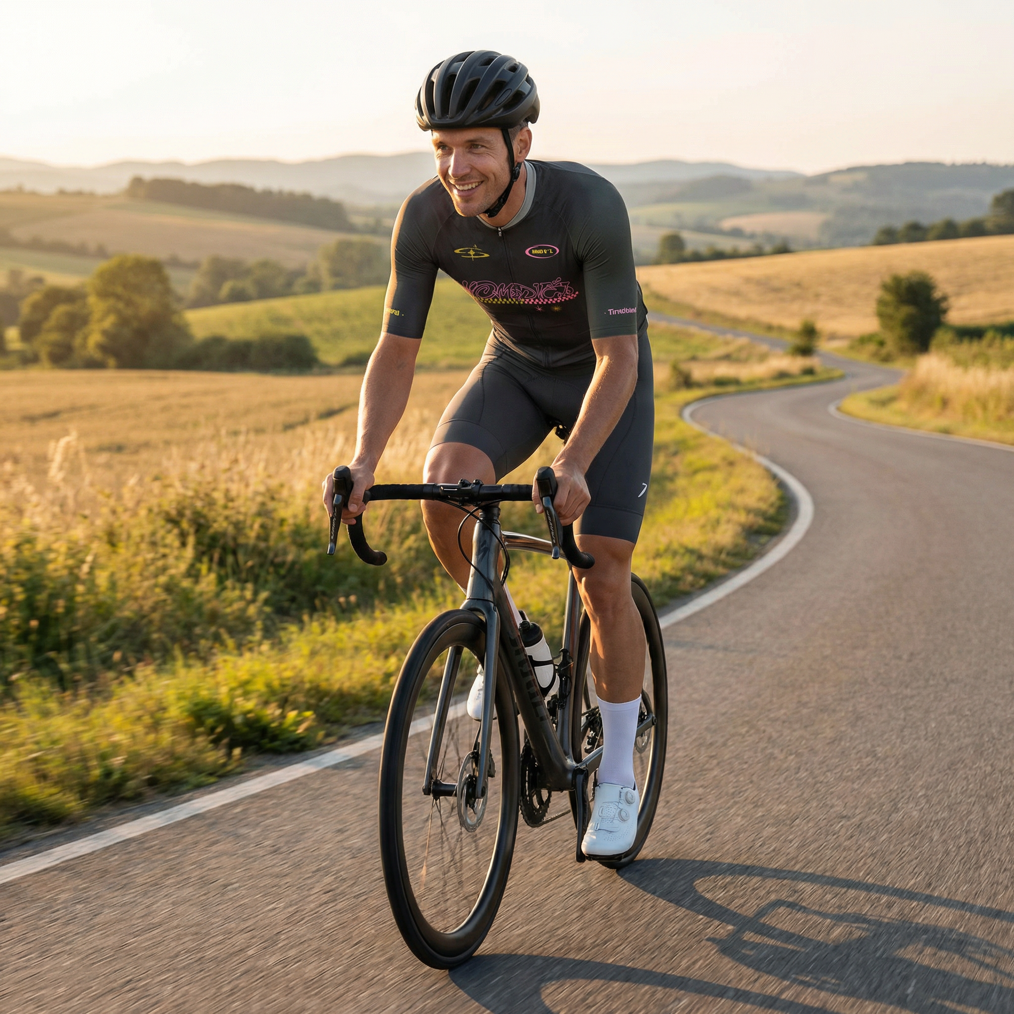 Kompo Gray Short Sleeve Jersey | Nomad Vélo