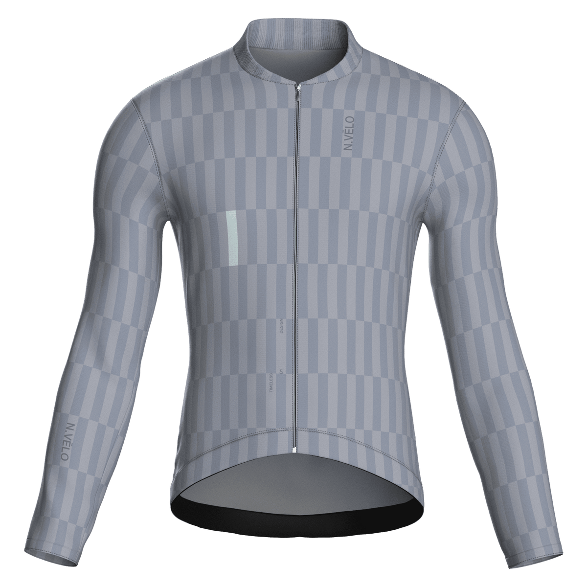 Tessera Pewter Jersey – Cycling Long Sleeve Race Fit