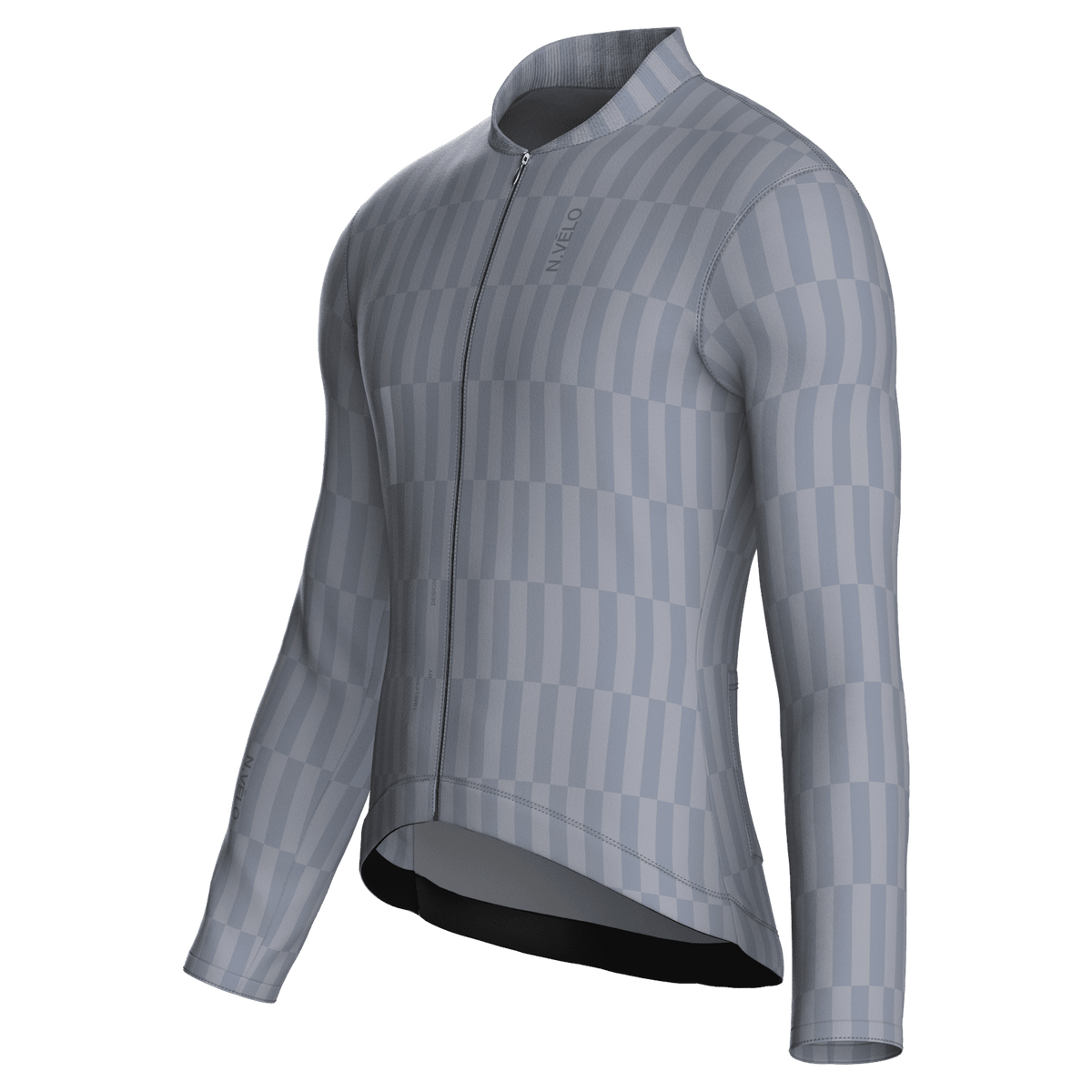 Tessera Pewter Jersey – Cycling Long Sleeve Race Fit