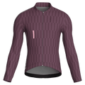 Tessera Claret Jersey – Cycling Long Sleeve Race Fit