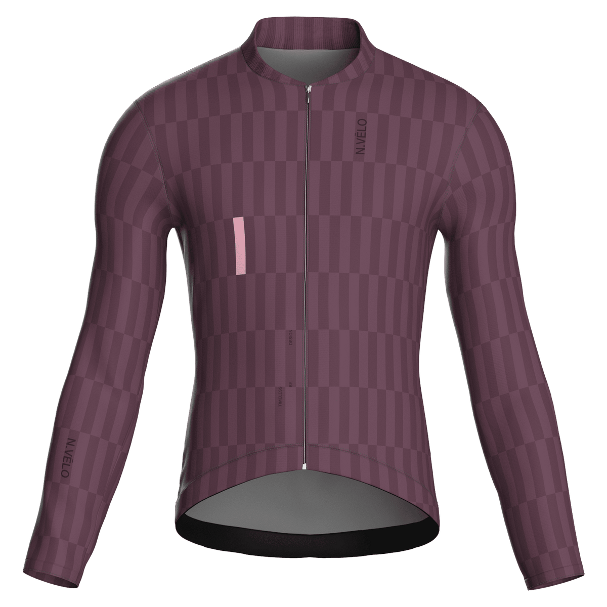 Tessera Claret Jersey – Cycling Long Sleeve Race Fit