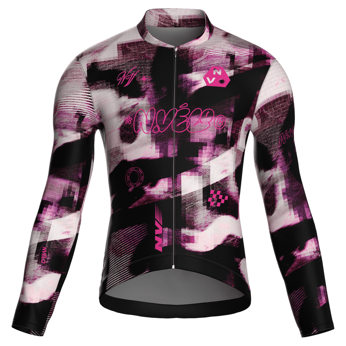 Parallax Nightshade Jersey – Cycling Long Sleeve Race Fit