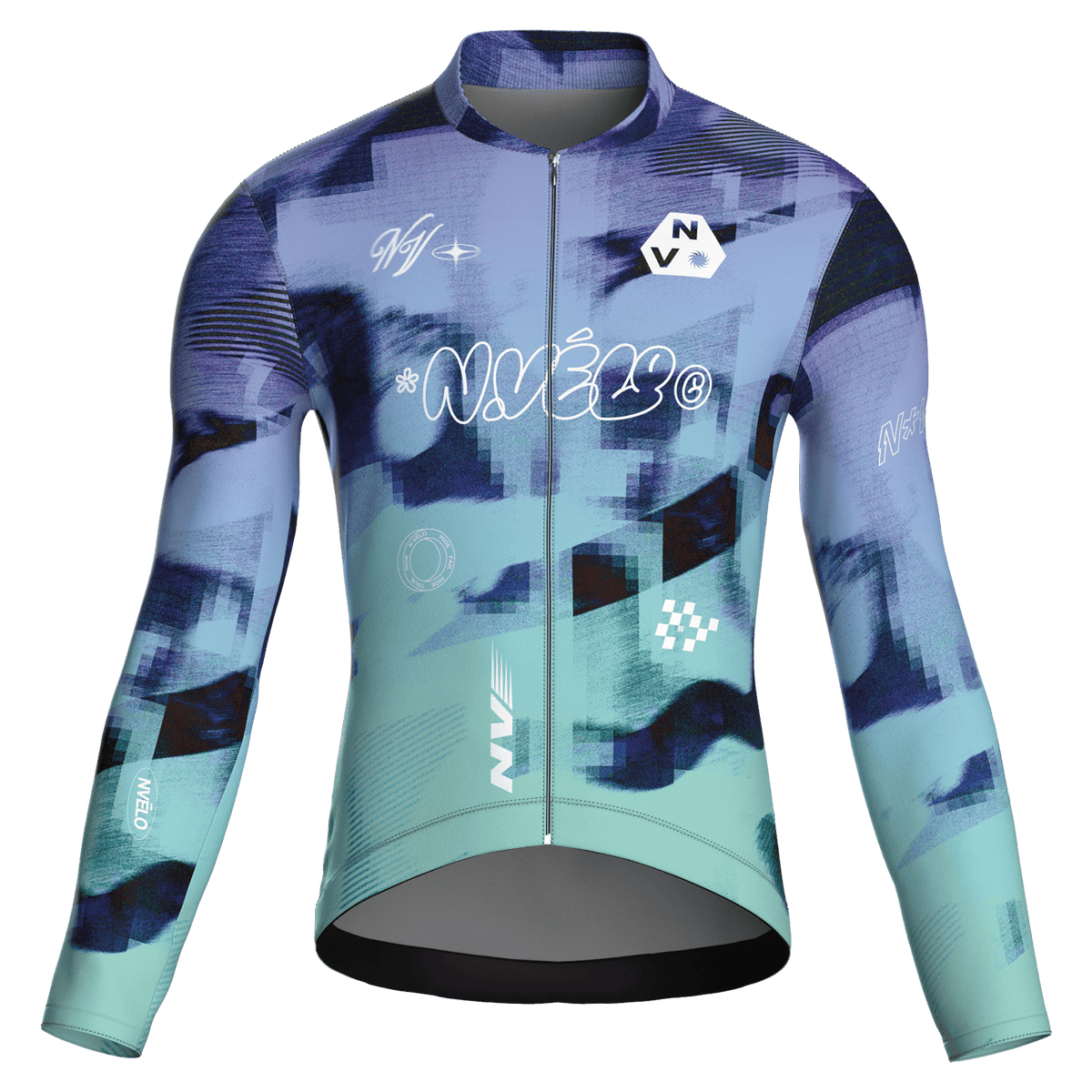 Parallax Prism Jersey – Cycling Long Sleeve Race Fit