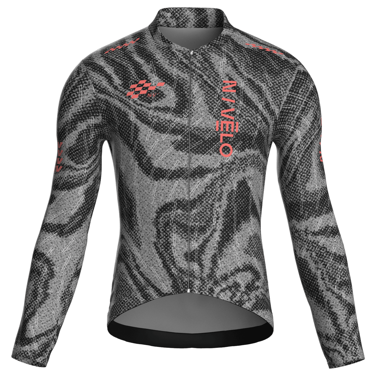 Sync Charcoal Jersey – Cycling Long Sleeve Race Fit
