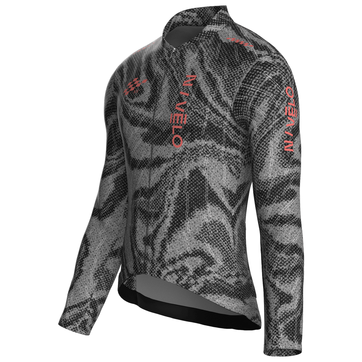 Sync Charcoal Jersey – Cycling Long Sleeve Race Fit