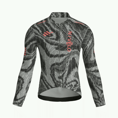 Sync Charcoal Jersey – Cycling Long Sleeve Race Fit