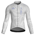 Sync White Jersey – Cycling Long Sleeve Race Fit