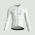 Sync White Jersey – Cycling Long Sleeve Race Fit