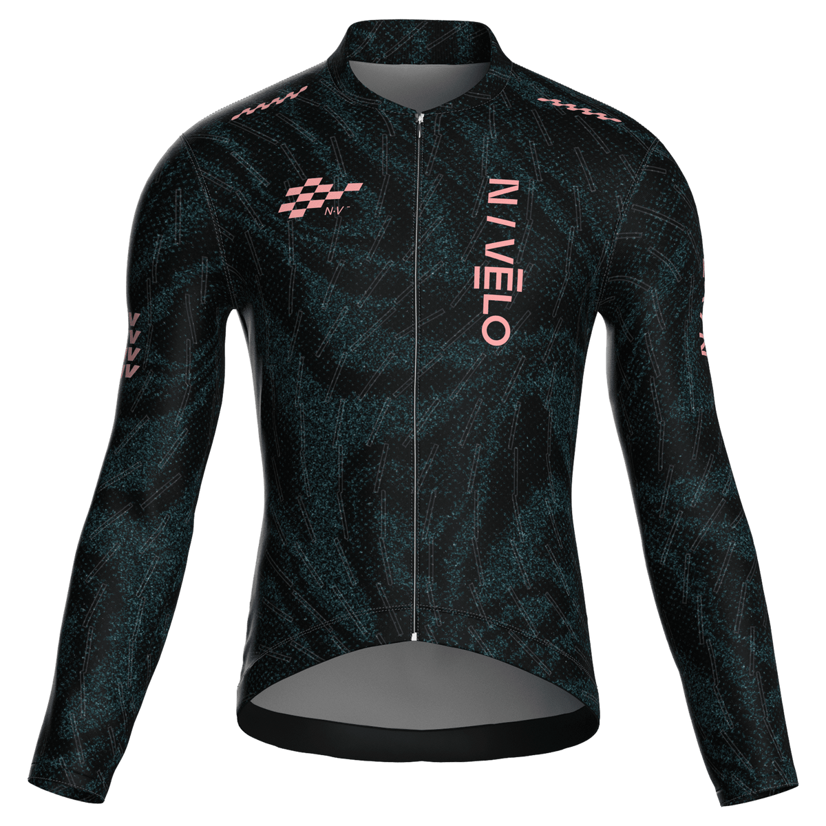 Sync Teal Jersey – Cycling Long Sleeve Race Fit