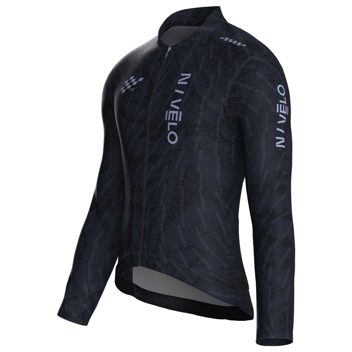 Sync Navy Jersey – Cycling Long Sleeve Race Fit