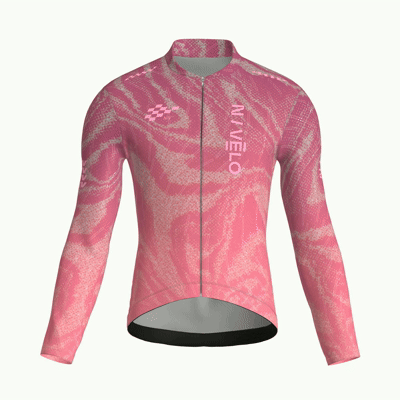 Sync Rose Jersey – Cycling Long Sleeve Race Fit