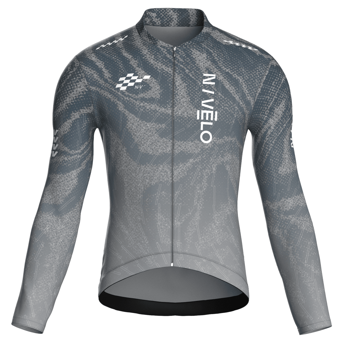 Sync Slate Jersey – Cycling Long Sleeve Race Fit